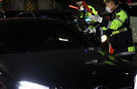 1,486 caught drunk driving in S.Korea in 4 days 1,486 caught drunk driving in S.Korea in 4 days