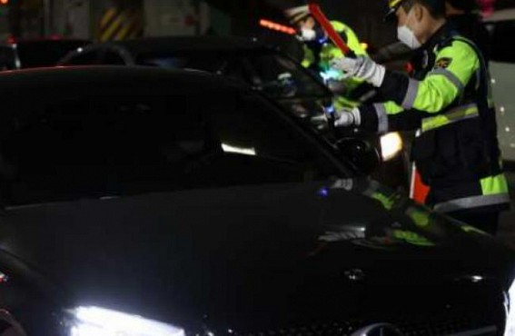 1,486 caught drunk driving in S.Korea in 4 days