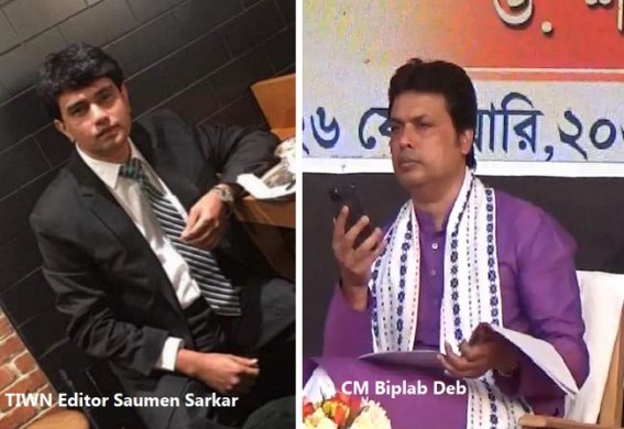 Judiciary Upheld 'Freedom of Speech' : Tripura High Court terms Biplab Deb Govt's charges behind actions against TIWN Editor 'Hypothetical', Quashed LoC against the Editor Judiciary Upheld 'Freedom of Speech' : Tripura High Court terms Biplab Deb Govt's charges behind actions against TIWN Editor 'Hypothetical', Quashed LoC against the Editor