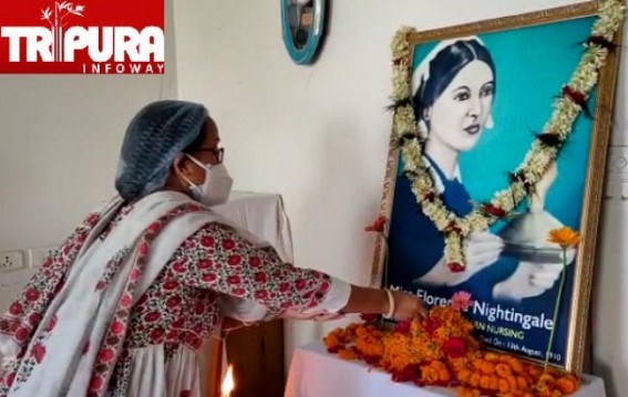 No Celebration due to Covid-19 : Nurses Paid Tribute to Florence Nightingale amid Pandemic No Celebration due to Covid-19 : Nurses Paid Tribute to Florence Nightingale amid Pandemic