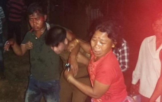 Terrible Road Accident near Gokulnagar TSR first camp : 5 Injured Terrible Road Accident near Gokulnagar TSR first camp : 5 Injured