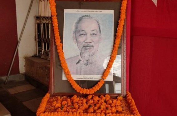 CPI-M Paid tribute to Vietnamese revolutionary Há»“ ChÃ­ Minh on his 132nd Birth Anniversary