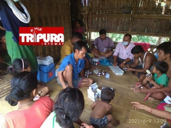 House to House Malaria Testing in Tripura Villages House to House Malaria Testing in Tripura Villages