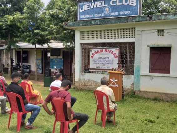 Assam Rifles conducted Awareness campaigning against Drug-Abuse 