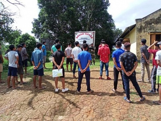 Assam Rifles Organized Motivational Lecture to Join Armed Forces at Thelakhung Bari High School Assam Rifles Organized Motivational Lecture to Join Armed Forces at Thelakhung Bari High School
