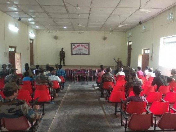 Assam Rifles organized 'Motivational lecture on World Health Mental Day'