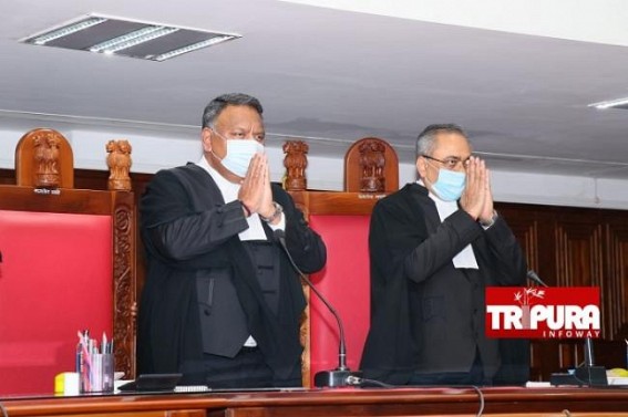 Justice Todupunuri Amarnath Goud takes oath as Tripura High Court Justice