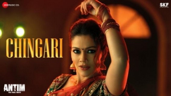 Waluscha De Sousa's 'Chingari' from 'Antim' highlights Lavani dance form Waluscha De Sousa's 'Chingari' from 'Antim' highlights Lavani dance form