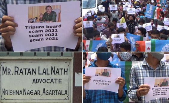 Students Gherao Education Minister Ratan Lal Nath's Home over Board Examination Results : Alleged, 'Scam', 'Deprivation' : Statewide Protests, Road Blockade Continue 