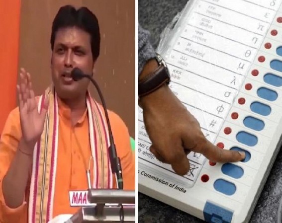 'BJP has already Won in Bengal ! Just Watchdog the EVMs till Voting Results' : Biplab Deb told West Bengal BJP workers 