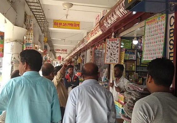Married Couple along with some miscreants attacked on a book shop owner at Orient Chowmuhani, claimed that the book shop belongs to them