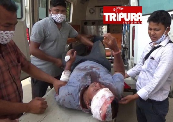 Massive Violence in Takarjala after Political Clash erupted among rival Parties : IPFT youth leader referred to GB hospital in serious condition, IPFT accused TIPRA-Motha for Violence Massive Violence in Takarjala after Political Clash erupted among rival Parties : IPFT youth leader referred to GB hospital in serious condition, IPFT accused TIPRA-Motha for Violence