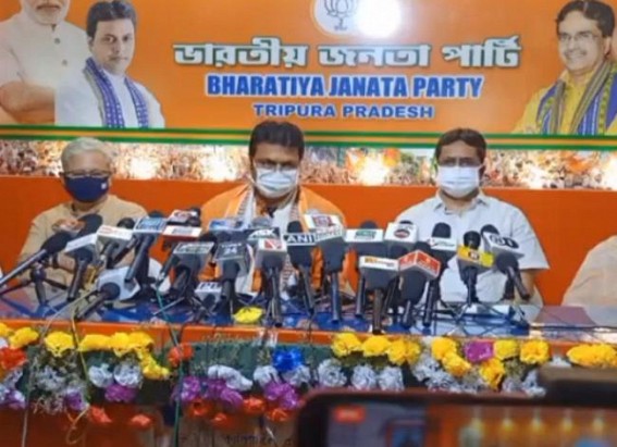 Tripura's First Post Poll Violence Organizing Party BJP now has warned Trinamool on West Bengal's alleged Post Poll Violence 