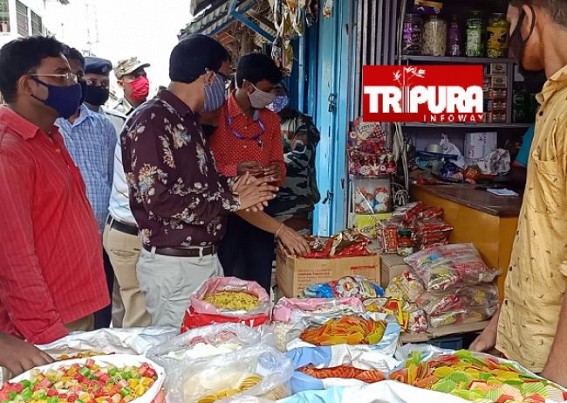 Black Marketing of Essential Commodities : Dharmanagar SDM raided Grocery Shops Black Marketing of Essential Commodities : Dharmanagar SDM raided Grocery Shops
