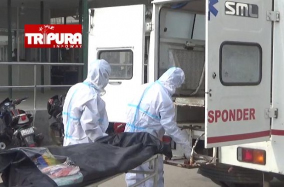 Covid Positive Patient's Dead Body remained in front IGM Hospital Emergency ward for 5 hrs Covid Positive Patient's Dead Body remained in front IGM Hospital Emergency ward for 5 hrs