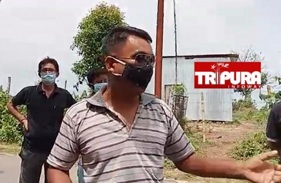 Case lodged against land mafias for occupying a plot allegedly Case lodged against land mafias for occupying a plot allegedly