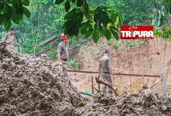 South Tripura : Worker under Electric Dept died in a landslide South Tripura : Worker under Electric Dept died in a landslide