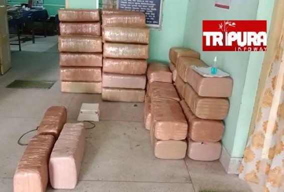 Police Busted Ganja Smuggling Racket during Curfew Patrolling : Huge Recovery by Mungiakami Police, 2 Arrested Police Busted Ganja Smuggling Racket during Curfew Patrolling : Huge Recovery by Mungiakami Police, 2 Arrested