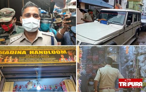 Cops Raided Various places in Agartala in Connection with Illegal Activities : Raided Places' Owners alleged 'Intimidation' Cops Raided Various places in Agartala in Connection with Illegal Activities : Raided Places' Owners alleged 'Intimidation'