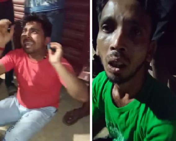 Public caught two Drug peddlers in Agartala, handed-over to Police Public caught two Drug peddlers in Agartala, handed-over to Police