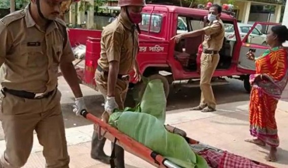 Early Marriage : 18 Years old housewife sets self on Fire, 80% burnt, referred to GB Hospital Early Marriage : 18 Years old housewife sets self on Fire, 80% burnt, referred to GB Hospital
