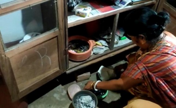 Daring Theft in Sabroom : Gold ornaments, Bike, Mobile, TV, Cash and many expensive items taken away Daring Theft in Sabroom : Gold ornaments, Bike, Mobile, TV, Cash and many expensive items taken away