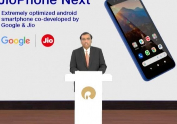 RJio launches JioPhone Next in partnership with Google RJio launches JioPhone Next in partnership with Google