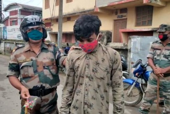 Drug Peddler was Arrested in Agartala, Bike Seized Drug Peddler was Arrested in Agartala, Bike Seized