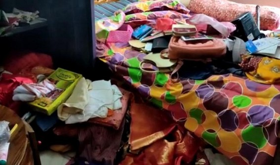 House looted by thieves near Assam Rifles : Devastated Family questioned over Security of the City House looted by thieves near Assam Rifles : Devastated Family questioned over Security of the City