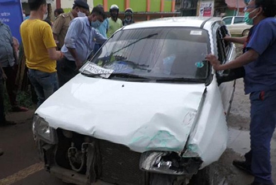 3 Injured in Road Mishap at ONGC area, Agartala 3 Injured in Road Mishap at ONGC area, Agartala