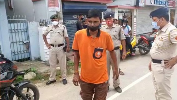 Two Reckless Bikers hit each-other with No Helmet amid Corona-Curfew : Detained by Police Two Reckless Bikers hit each-other with No Helmet amid Corona-Curfew : Detained by Police