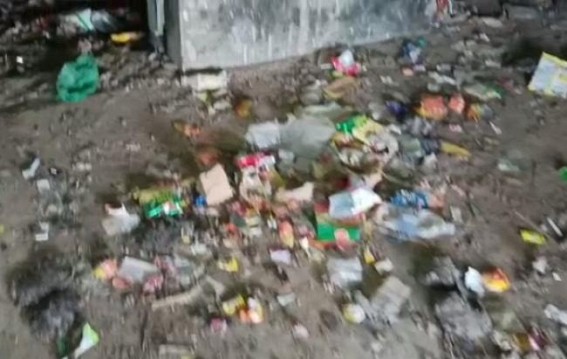 Education Revolution ? Ram Narayan Thakur Para High School Hostel (Bishramganj) filled with Liquor Bottles, used Syringes