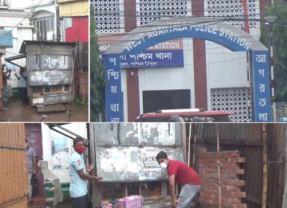 Shop Located in the Middle of Two Police Stations at Agartala Post Office Chowmuhani was Looted amid Weekend Curfew : In 2020's Lockdown, the same shop was Looted Twice : Police could not identify thief even after getting CCTV Footage