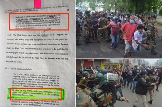 Justice for 10323 Teachers Organization asks Tripura BJP Govt about the Exact Meaning of Supreme Court's Judgement's Portion which Says, 'Service of Unchallenged Teachers stands Protected' Justice for 10323 Teachers Organization asks Tripura BJP Govt about the Exact Meaning of Supreme Court's Judgement's Portion which Says, 'Service of Unchallenged Teachers stands Protected'