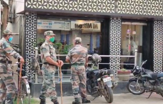 I-PAC Team under Police Harassment : Biplab Deb now deploys CRPF Jawans at Woodland Park Hotel I-PAC Team under Police Harassment : Biplab Deb now deploys CRPF Jawans at Woodland Park Hotel