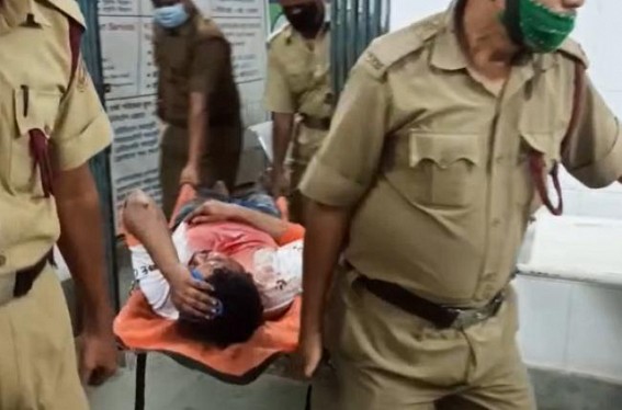 Two persons critically injured in a collision between Maruti and Bike at Sepahijala Two persons critically injured in a collision between Maruti and Bike at Sepahijala