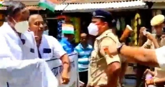 Shocking ! On I-Day, Tripura Police Arrested Congress members for organizing rally with Indian Flags 