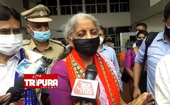'Ma'am ! Are You Selling Off Everything.......??' Nirmala Sitharaman Faced Unprecedented Question from Reporters at Agartala MBB Airport 