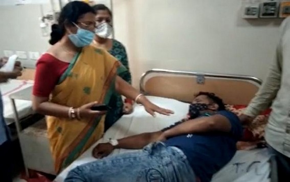 TMC leaders met Injured Party members of Udaipur TMC leaders met Injured Party members of Udaipur