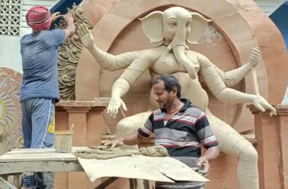 Preparation begins for Ganesh Chaturthi in Tripura Preparation begins for Ganesh Chaturthi in Tripura