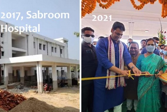 Biplab Deb Claims, 'No Development under CPI-M Govt' after cutting ribbon at 2017's CPI-M Govt's Completed Hospital Building in Sabroom : Jiten Choudhury calls Biplab Deb a 'Fool' Biplab Deb Claims, 'No Development under CPI-M Govt' after cutting ribbon at 2017's CPI-M Govt's Completed Hospital Building in Sabroom : Jiten Choudhury calls Biplab Deb a 'Fool'