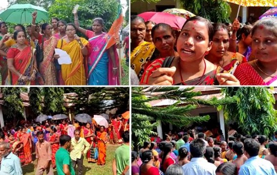 HIRA ! BJP Party held massive Protest in BJP ruled Tripura over Massive Power Cut Problems HIRA ! BJP Party held massive Protest in BJP ruled Tripura over Massive Power Cut Problems