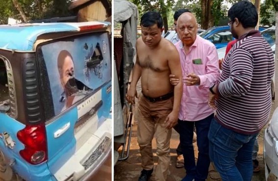 Attack on TMC : Six including Two I-PAC members injured in Agartala Attack on TMC : Six including Two I-PAC members injured in Agartala