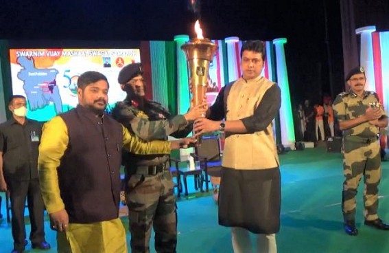 1971 Indo-Pak War Victory : Vijay Mashaal Samaroh celebrated in Tripura 1971 Indo-Pak War Victory : Vijay Mashaal Samaroh celebrated in Tripura
