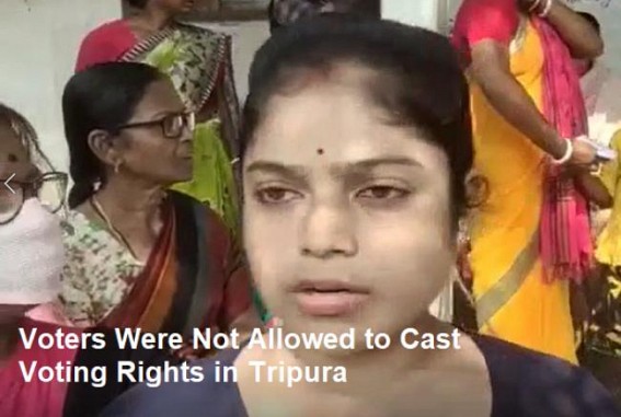 ‘Your Vote has been cast’, most of the Voters were informed before Tripura Booths