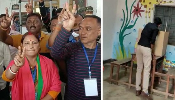Massive rigging, Barbaric attacks, Rigged Counting on Municipal Poll : Democracy’s murderers celebrate ‘RIGGED’ Election victory, A shame on Tripura’s history