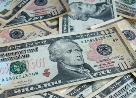 US dollar falls amid rising risk aversion