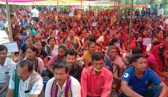 Protest for Greater Tipraland Escalated in Tripura : TIPRA Motha, IPFT kicked off Protests in Tripura along with Delhi Protest demanding Separate State