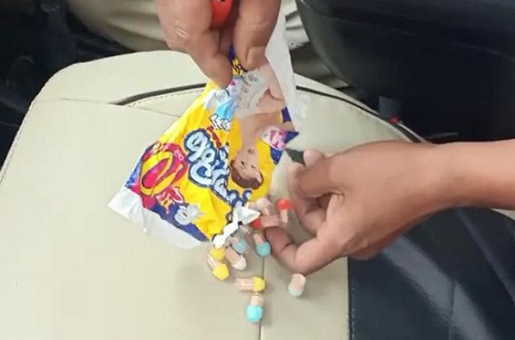 Car Seized with Drugs in Dharmanagar Car Seized with Drugs in Dharmanagar