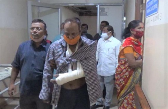 Many CPI-M members were injured in BJP led alleged Attack in Ranir Bazar, Hospitalized Many CPI-M members were injured in BJP led alleged Attack in Ranir Bazar, Hospitalized